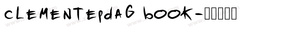 ClementePDag Book字体转换
